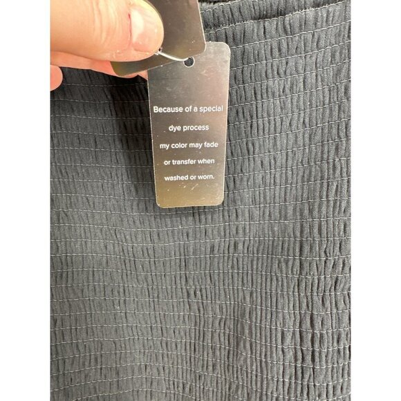 Torrid Peplum Washable Crinkle Gauze Smocked Tank Top Size 5X - Picture 7 of 10